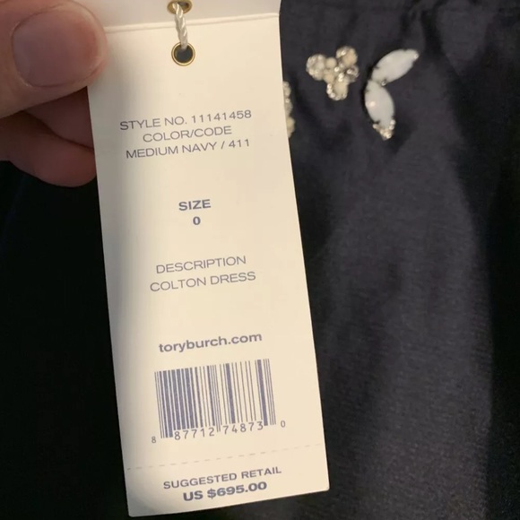 NWT $700 Tory Burch Size 0 Colton Dress - Picture 3 of 6